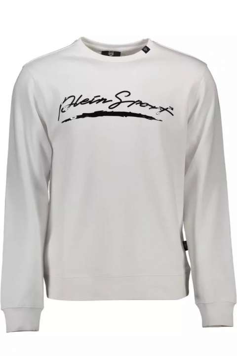 Priser på Plein Sport White Cotton Men Sweater