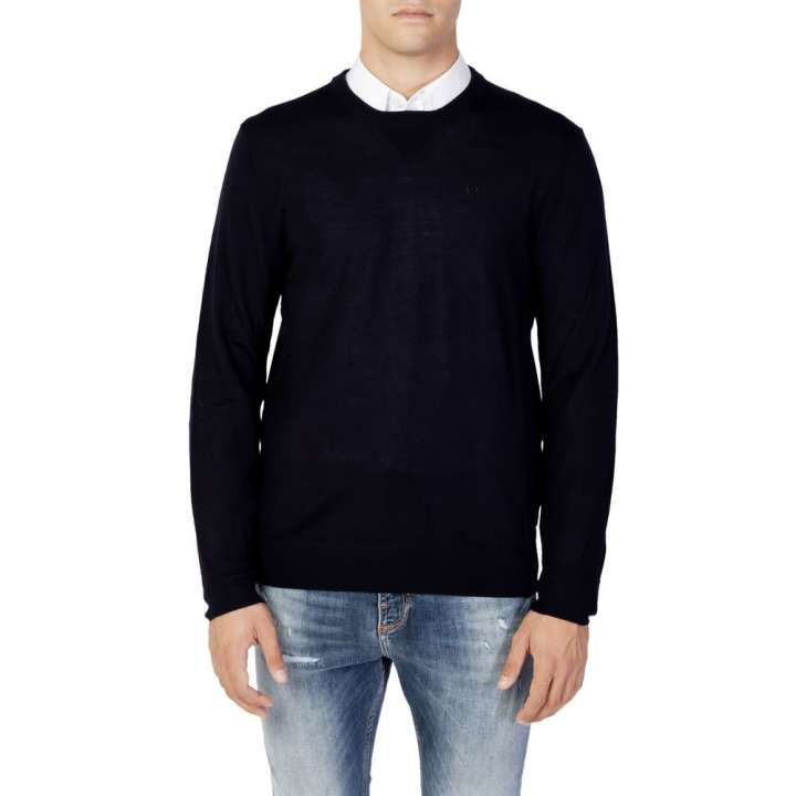 Priser på Armani Exchange Blue Wool T-Shirt