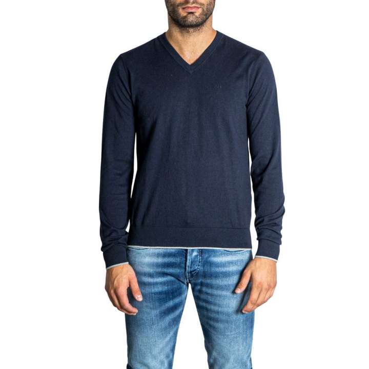 Priser på Armani Exchange Blue Cotton T-Shirt