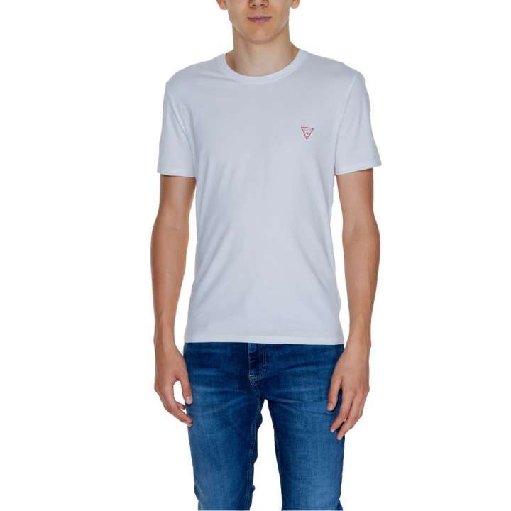 Priser på Guess White Cotton T-Shirt