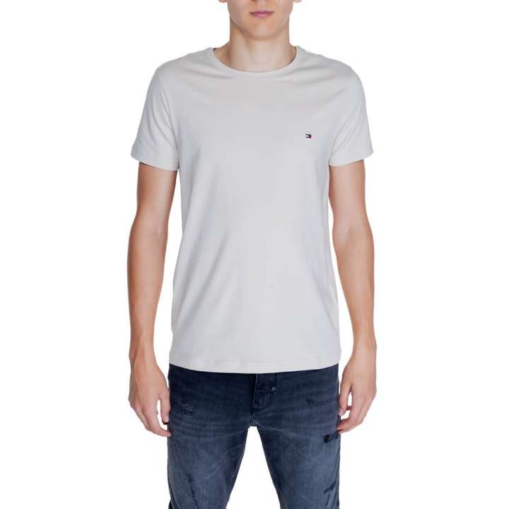 Priser på Tommy Hilfiger Beige Cotton T-Shirt