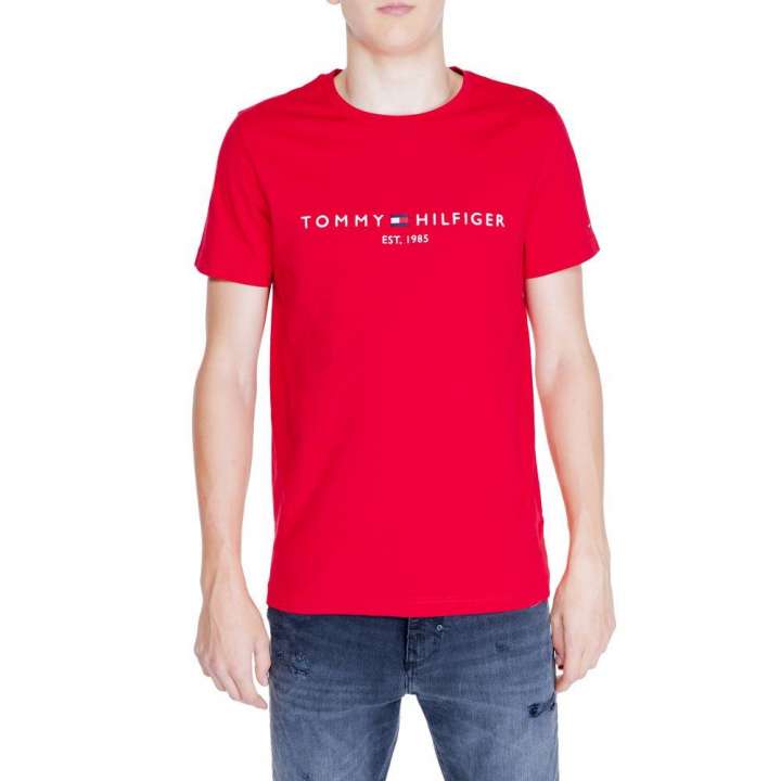 Priser på Tommy Hilfiger Red Cotton T-Shirt