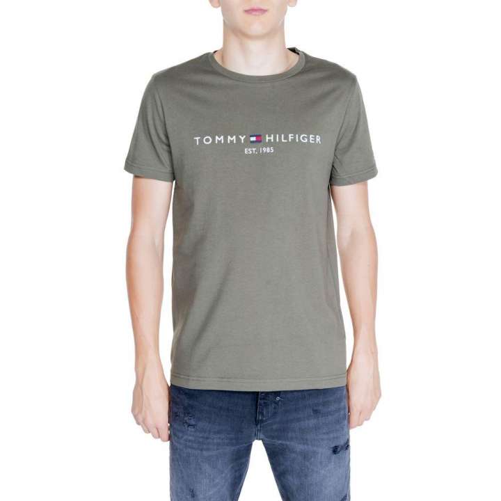 Priser på Tommy Hilfiger Green Cotton T-Shirt