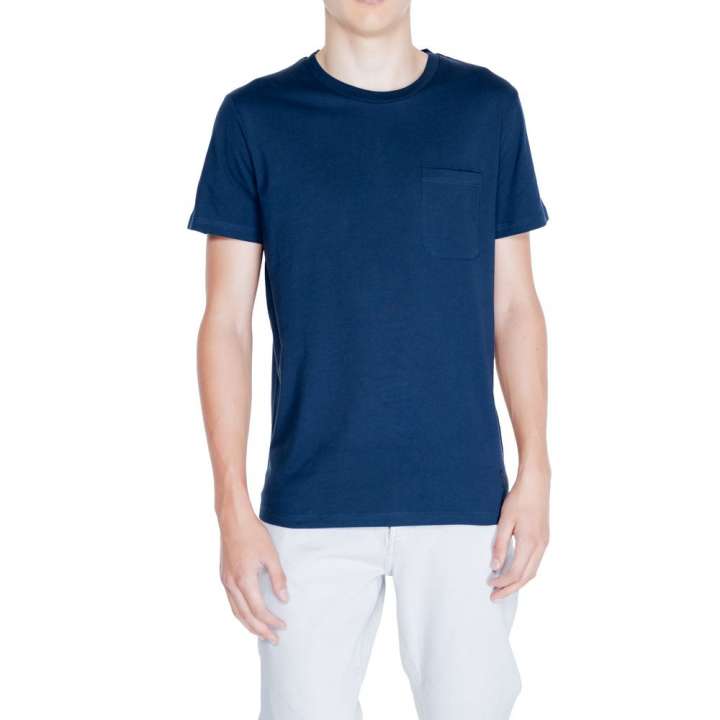 Priser på Peuterey Blue Cotton T-Shirt