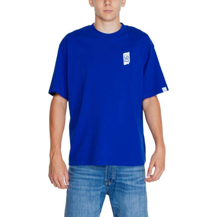 Priser på Replay Blue Cotton T-Shirt