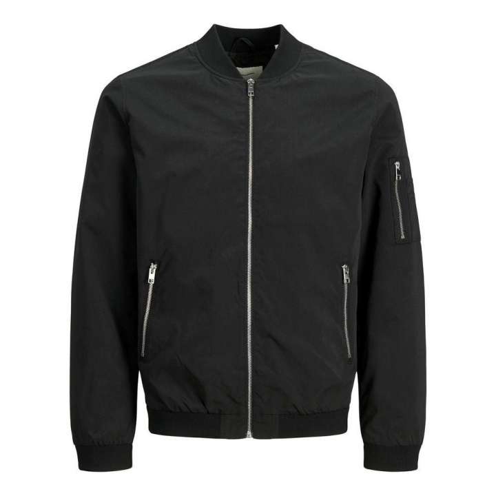 Priser på Jack Jones Black Polyester Jacket