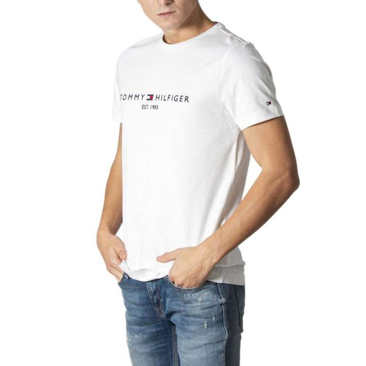 Priser på Tommy Hilfiger Cream Cotton T-Shirt