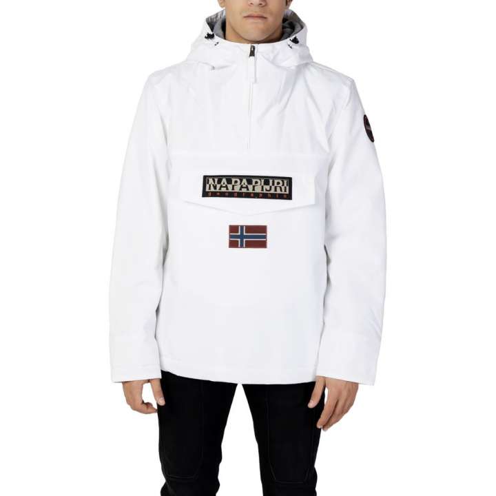 Priser på Napapijri White Nylon Jacket