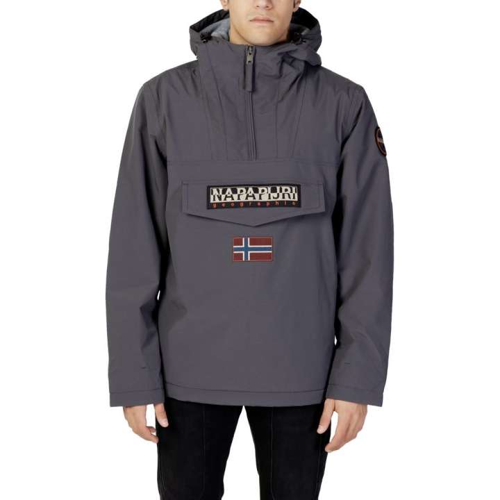 Priser på Napapijri Gray Nylon Jacket