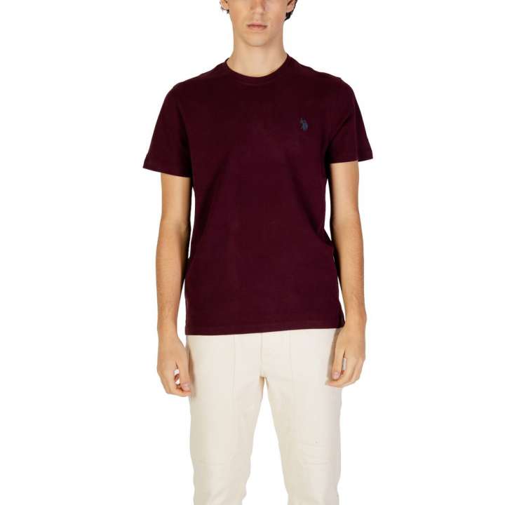 Priser på U.S. POLO ASSN. Bordeaux Cotton T-Shirt