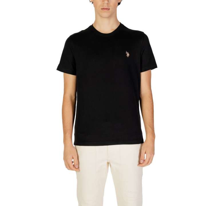 Priser på U.S. POLO ASSN. Black Cotton T-Shirt