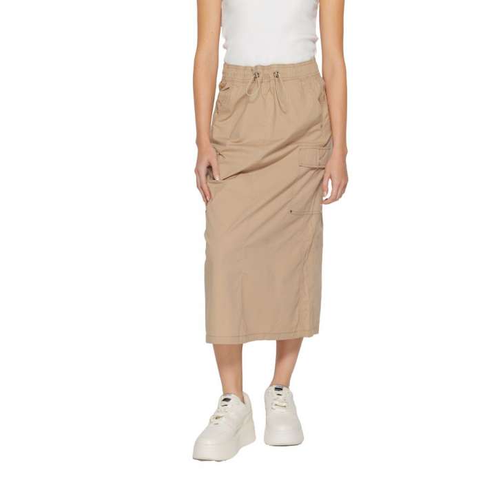 Priser på Street One Beige Cotton Skirt