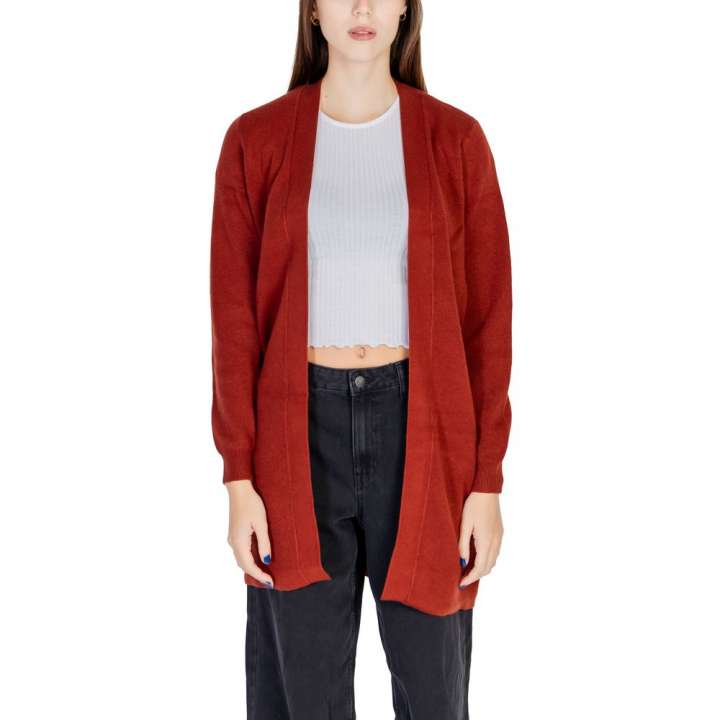 Priser på Vero Moda Red Viscose Cardigan