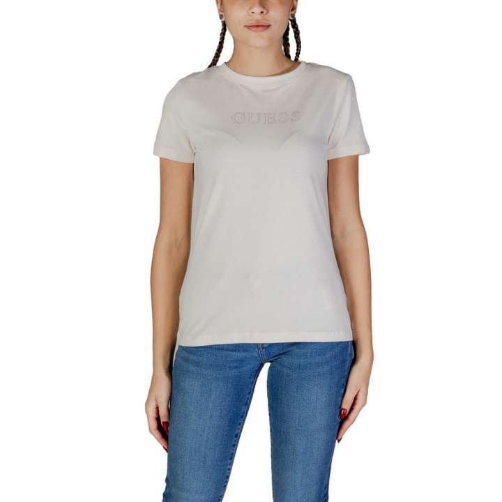 Priser på Guess Active Cream Cotton Tops & T-Shirt