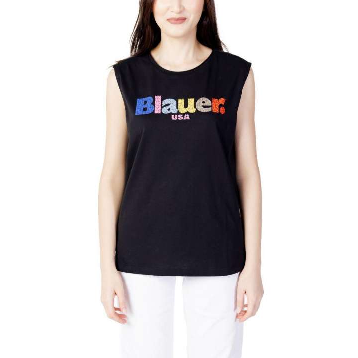 Priser på Blauer Black Cotton Tops & T-Shirt