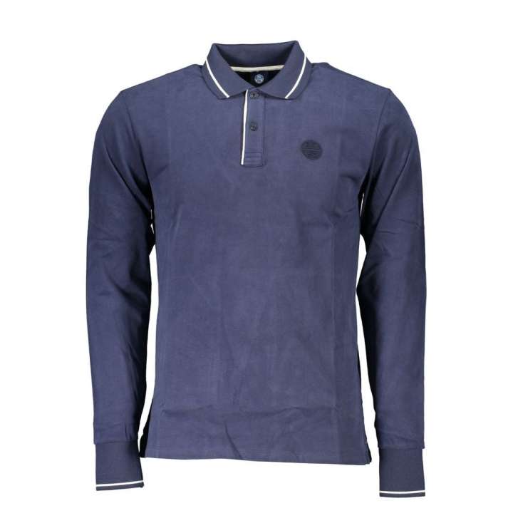 Priser på North Sails Blue Cotton Men Polo Shirt