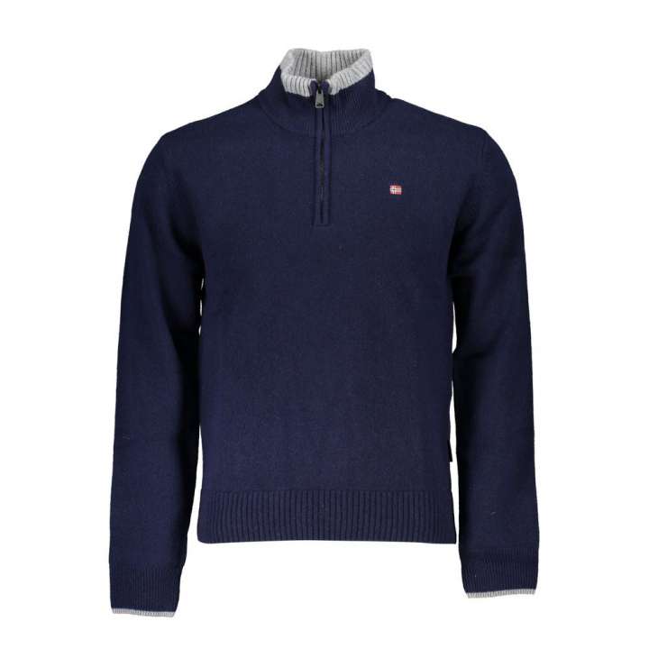 Priser på Napapijri Blue Fabric Men Sweater