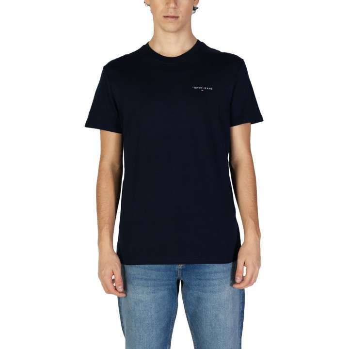 Priser på Tommy Hilfiger Jeans Blue Cotton Rigenerato T-Shirt