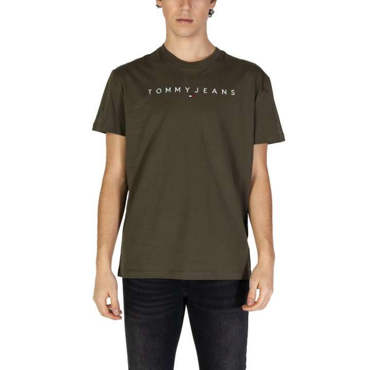 Priser på Tommy Hilfiger Jeans Green Cotton Rigenerato T-Shirt