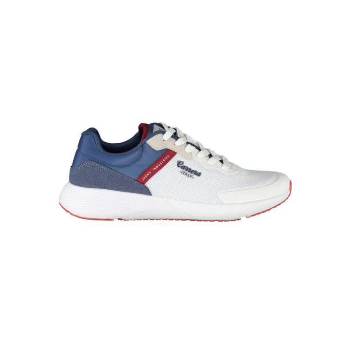 Priser på Carrera Sleek White Sports Sneakers with Contrast Accents