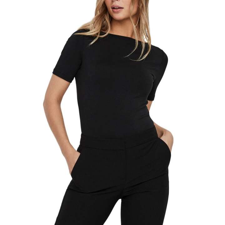 Priser på Vero Moda Black Viscose Tops & T-Shirt