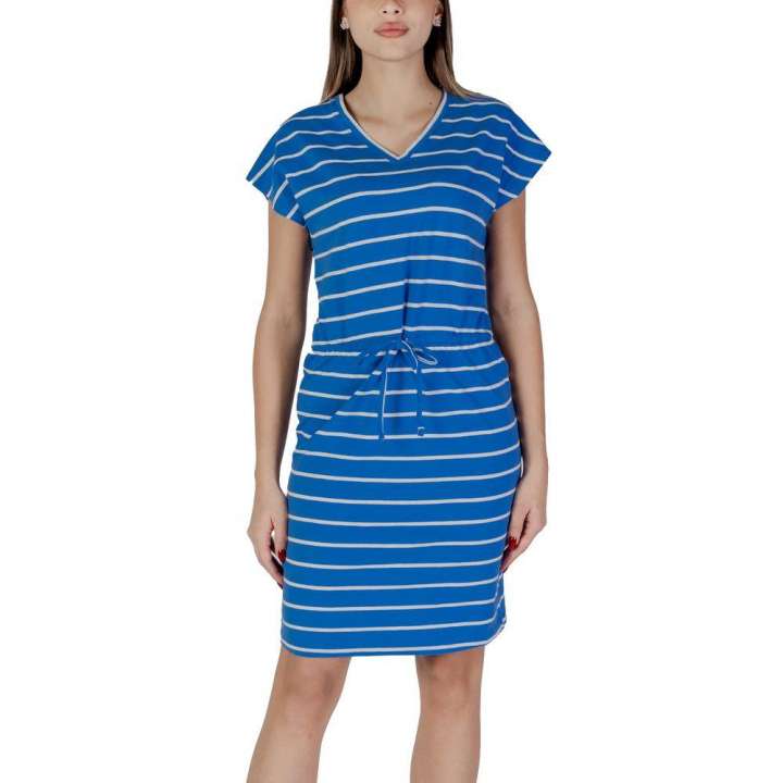 Priser på B.Young Blue Cotton Dress