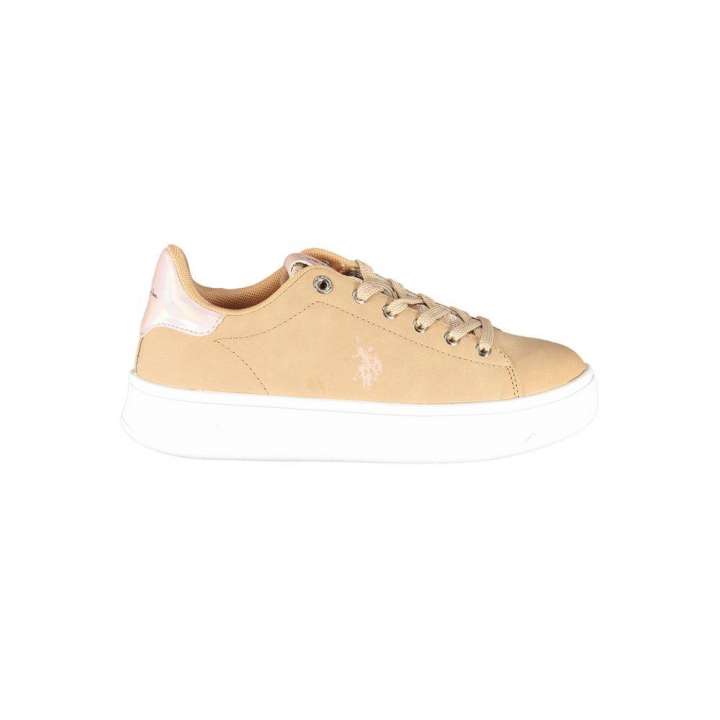 Priser på U.S. POLO ASSN. Beige Polyester Women Sneaker