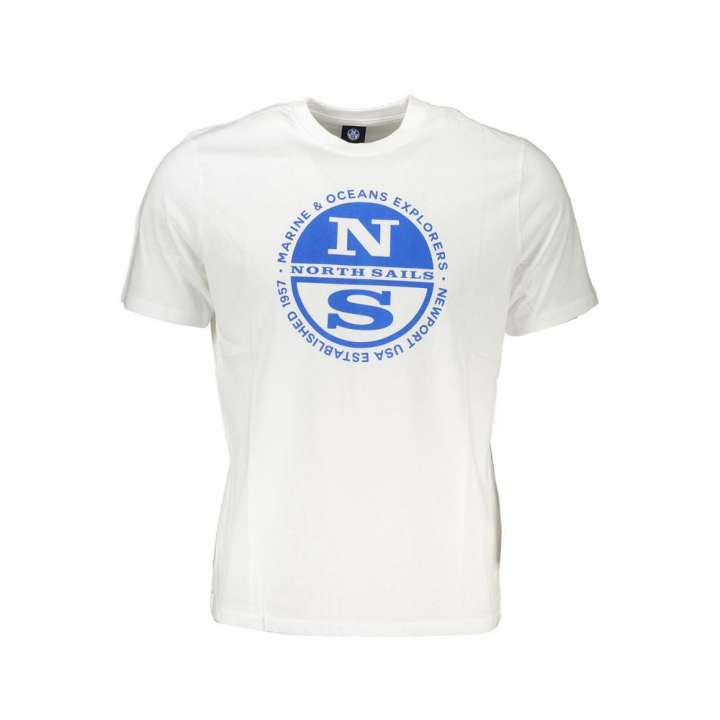 Priser på North Sails White Cotton T-Shirt