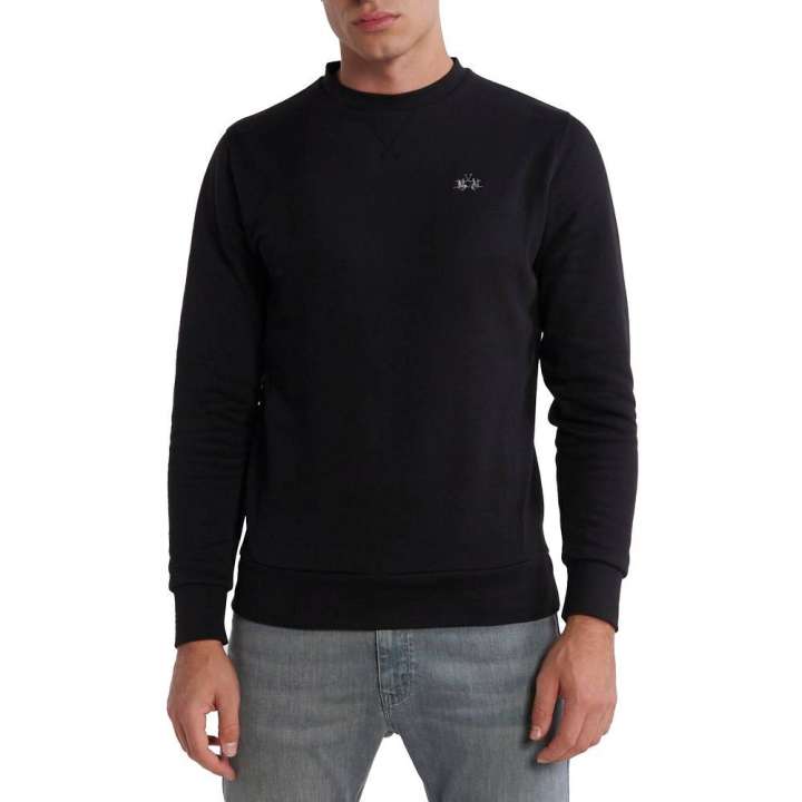 Priser på La Martina Black Cotton Sweater