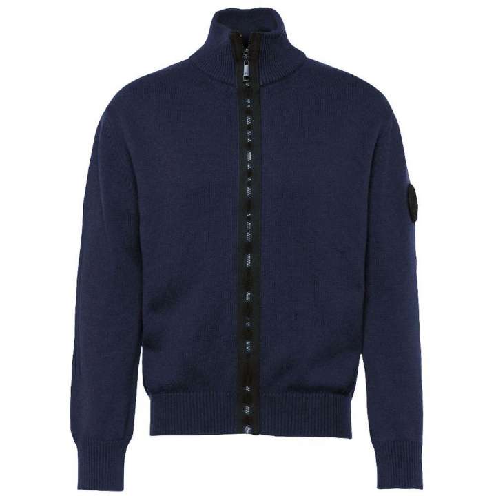 Priser på La Martina Blue Cotton Sweater