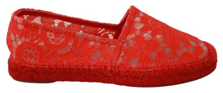 Priser på Dolce & Gabbana Red Viscose Espadrilles Flat Shoes