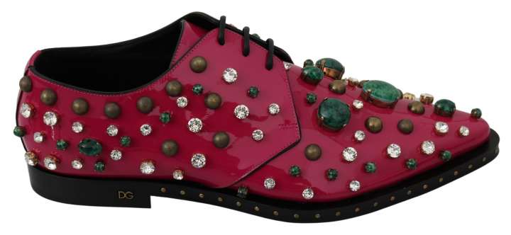 Priser på Dolce & Gabbana Fuchsia Pink Crystal Patent Flats