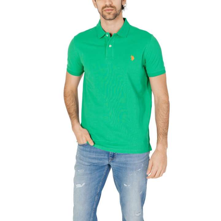 Priser på U.S. POLO ASSN. Green Cotton Polo Shirt