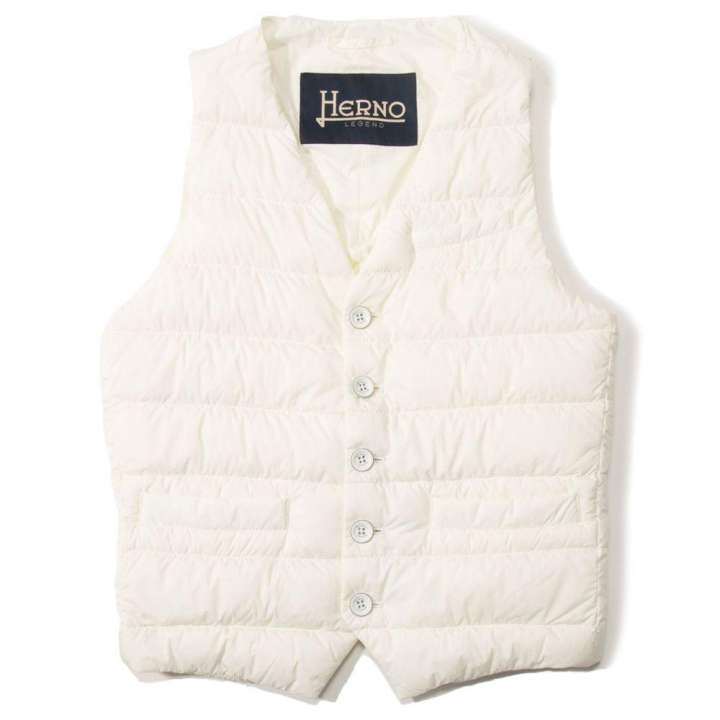 Priser på Herno White Polyamide Vest