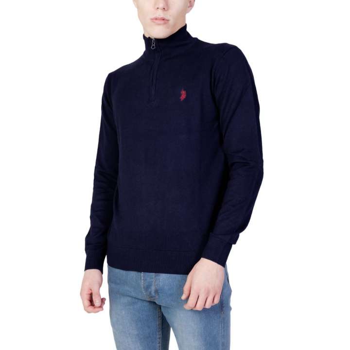 Priser på U.S. POLO ASSN. Blue Cotton Sweater