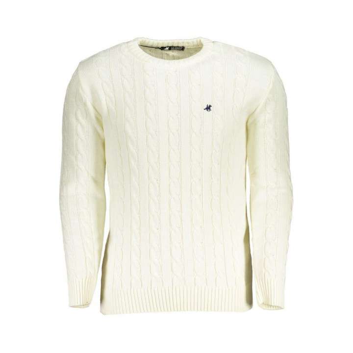 Priser på U.S. Grand Polo White Fabric Sweater