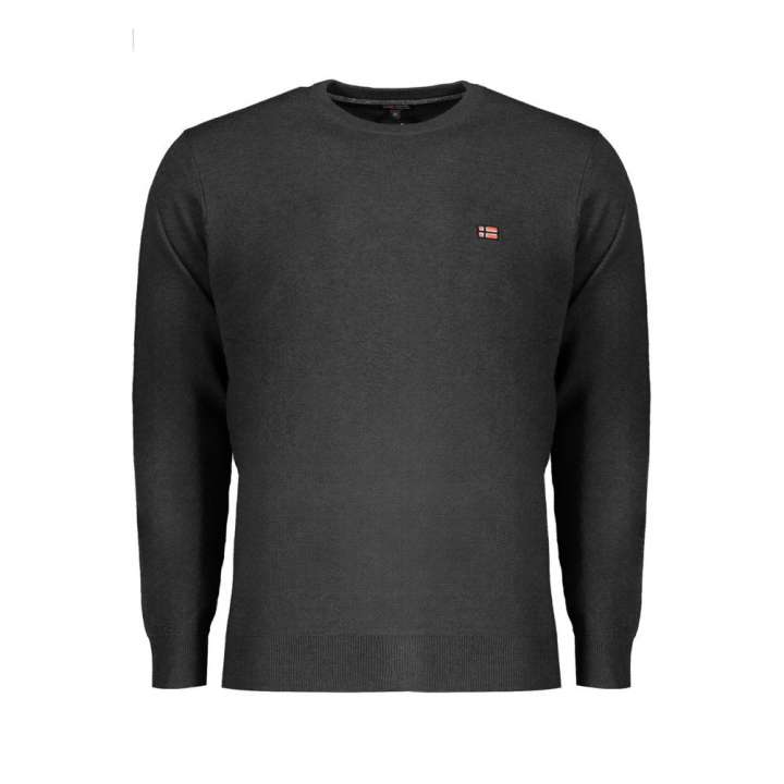 Priser på Norway 1963 Black Wool Men Sweater