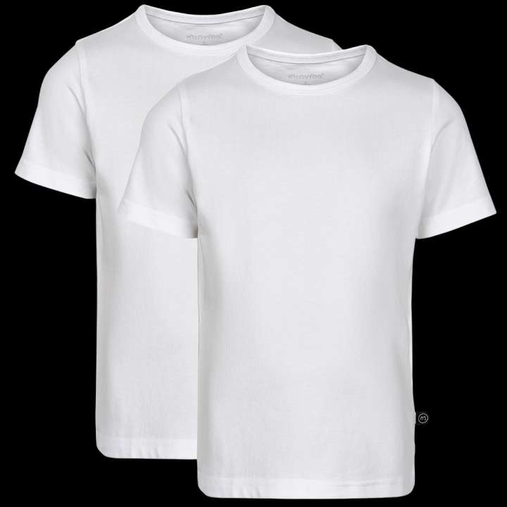 Priser på Minymo Børne T-shirt - Brilliant White - 152