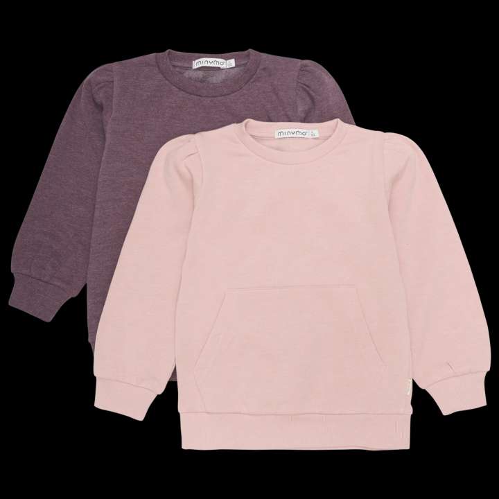 Priser på Minymo Pige Sweatshirt - Misty Rose - 146