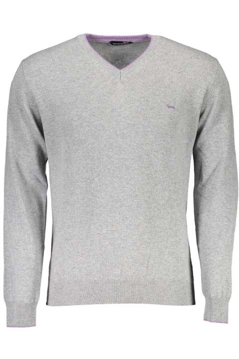 Priser på Harmont & Blaine Elegant V-Neck Sweater with Contrasting Details