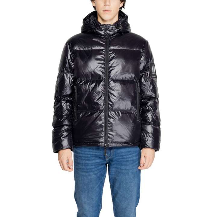 Priser på Armani Exchange Black Polyamide Jacket