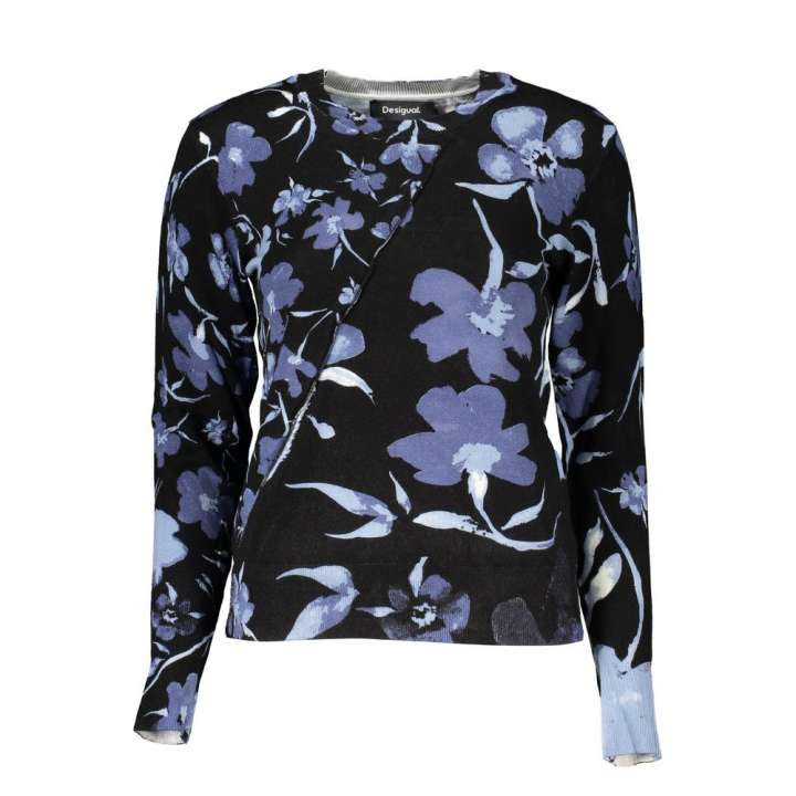 Priser på Desigual Chic Contrasting Crew Neck Sweater