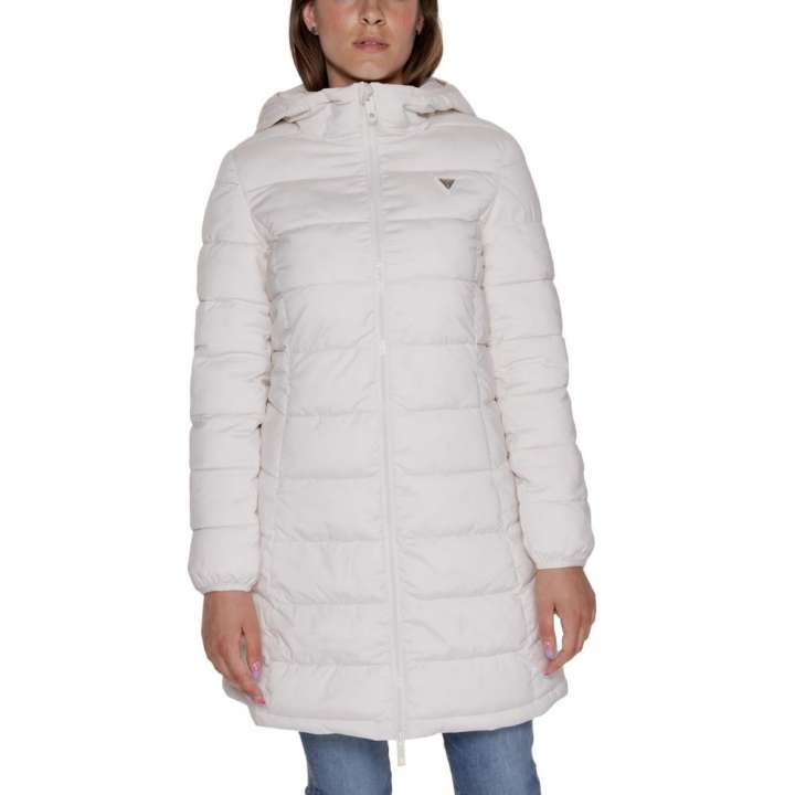 Priser på Guess Active White Polyester Jackets & Coat