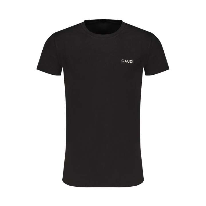 Priser på Gaudi Black Cotton T-Shirt