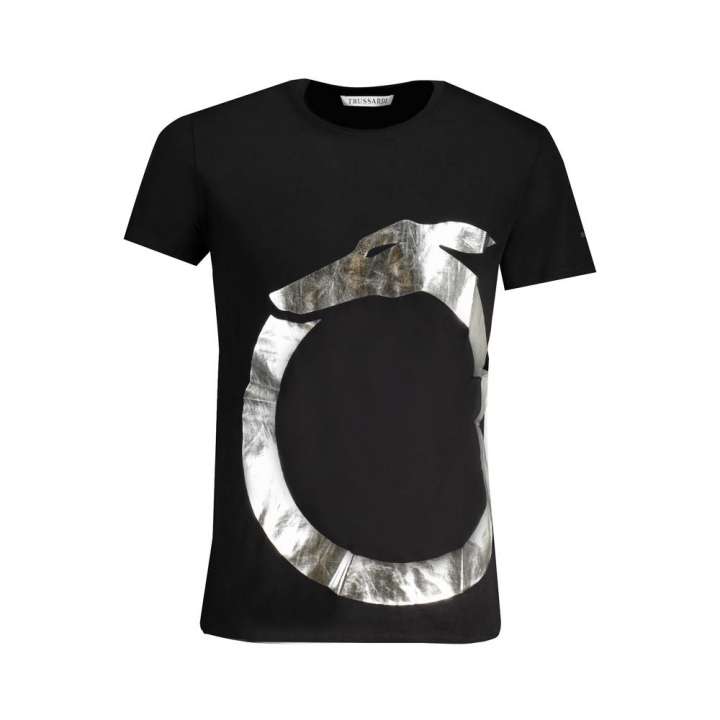 Priser på Trussardi Black Cotton T-Shirt