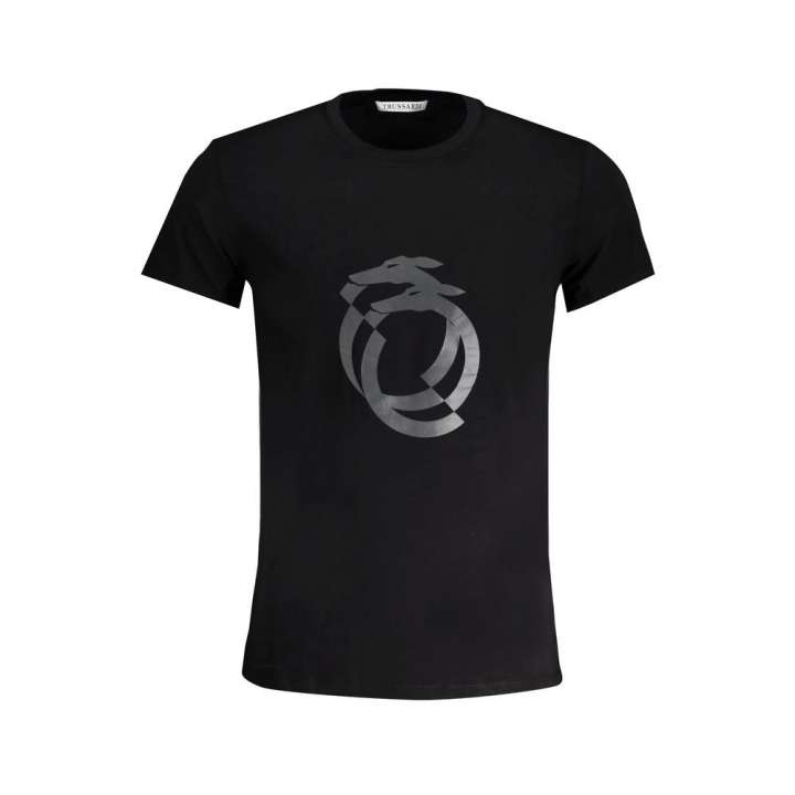 Priser på Trussardi Black Cotton T-Shirt