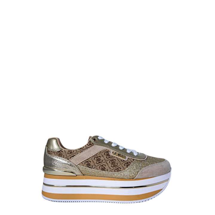 Priser på Guess Beige Polyester Sneaker