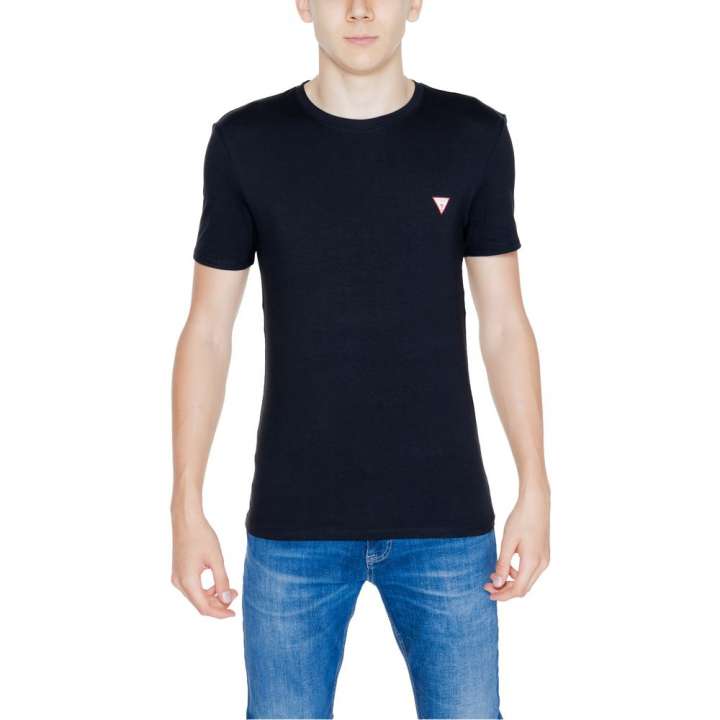 Priser på Guess Black Cotton T-Shirt