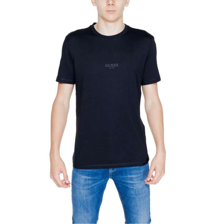 Priser på Guess Black Cotton T-Shirt