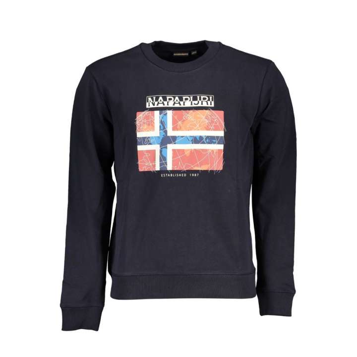 Priser på Napapijri Blue Cotton Men Sweater